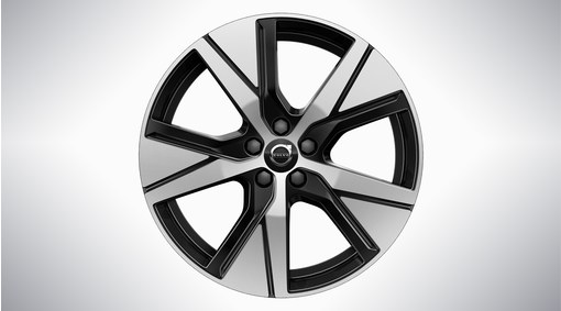 19" 5-Spoke Black Diamond Cut